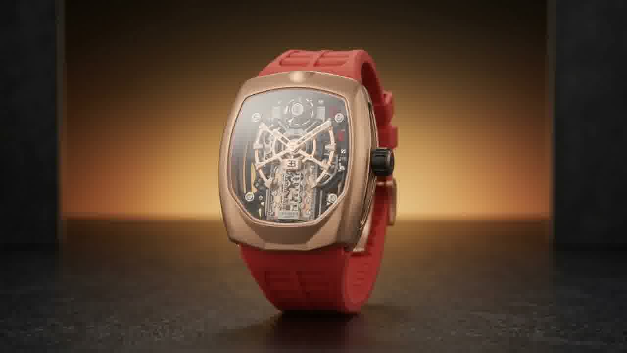 The Meridian Automatic — dial and case detail